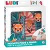 LUDI pėdų ir rankų barškučių rinkinys