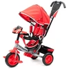 Lux Trike“ – raudonas triratis dviratukas su LED žibintais