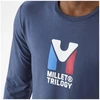 M Chamonix Tri Ts Ls marškinėliai tamsiai mėlyni Millet