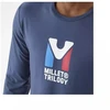 M Chamonix Tri Ts Ls marškinėliai tamsiai mėlyni Millet