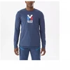 M Chamonix Tri Ts Ls marškinėliai tamsiai mėlyni Millet
