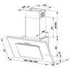 MAAN Vertical PG 60 chimney gartraukis 59.6 cm Baltas
