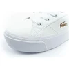 Madingi balti moteriški sportiniai bateliai Lacoste Ziane Platform 126