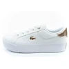 Madingi balti moteriški sportiniai bateliai Lacoste Ziane Platform 126