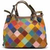 Magic Bags moteriška odinė shopperbag spalvota mozaika rankinė per petį