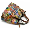 Magic Bags moteriška odinė shopperbag spalvota mozaika rankinė per petį