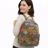 Magic Bags damski kolorowy plecak miejski skóra naturalna duży mozaika
