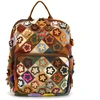 Magic Bags plecak skóra naturalna kolorowa mozaika damski miejski kieszenie