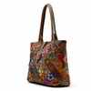 Magic Bags shopperbag damska skóra naturalna A4 kolorowa mozaika 2 skyriai