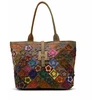 Magic Bags shopperbag damska skóra naturalna A4 kolorowa mozaika 2 skyriai