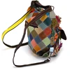 Magic Bags torebka plecak damska A4 skórzana kolorowa mozaika shopperbag