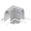 Magnetinės sistemos bėgelio OPTONICA R35 kampinis sujungimas, baltas