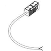 Magnetinės sistemos IN_LINE bėgelio užbaigimas su užmaitinimu, juodas, su 60cm laidu