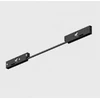 Magnetinės sistemos PICO_LINE bėgelio lankstus elektrinis sujungimas, juodas