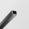 Magnetinės sistemos STICK bėgelio dangtelis, juodas, 1m, 329635