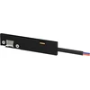 Magnetinės sistemos ZAMBELIS MAGNETIC 3MM bėgelio užbaigimas su užmaitinimu, juodas, TRIAC/DALI, 48V, 25131