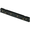 Magnetinės sistemos ZAMBELIS MAGNETIC 6MM bėgelio tiesus elektrinis sujungimas, 24V, juodas, 25262