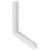 Magnetinio bėgelio ZAMBELIS kampinis vertikalus sujungimas, baltas, 2085W-C1