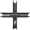 Magnetinio bėgelio ZAMBELIS X formos sujungimas, juodas, 48V, 2082B-CROSS