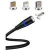 Magnetinis greitojo įkrovimo USB duomenų kabelis 3in1