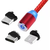 Magnetinis USB įkrovimo laidas 3in1