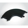 Magnetinių bėgelių FLAT lenktas 90 laipsnių kampo sujungimas, juodas, 43004FG/B