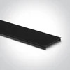 Magnetinių sistemų įleidžiamas bėgelis MIDI, juodas, 1m, 42001RB/B