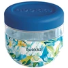 Quokka Bubble Food Jar - Plastic food container / Priešpiečių dėžutė 770 ml (Mėlyna Peonies)