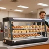 VEVOR Trijų aukštų maisto šildytuvas vitrina