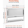 Maisto vagonėlio langas VEVOR FHDGNCK4836ZWTJ, 1220x915 mm
