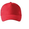 Adler Kepurė su Snapeliu MALFINI 5P 307 Unisex, Raudona 340g/m2