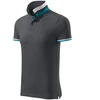 Malfini Collar Up M MLI-25683 šviesiai antracito spalvos polo marškinėliai