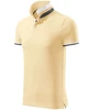 Malfini Collar Up M MLI-25685 burbono vanilės spalvos polo marškinėliai