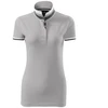 Malfini Collar Up W MLI-257A4 sidabro pilkos spalvos polo marškinėliai