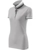 Malfini Collar Up W MLI-257A4 sidabro pilkos spalvos polo marškinėliai