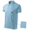 Malfini Cotton M MLI-21215 mėlyni polo marškinėliai