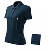 Malfini Cotton W MLI-21302 tamsiai mėlynas polo marškinėlis