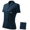 Malfini Cotton W MLI-21302 tamsiai mėlynas polo marškinėlis