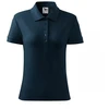 Malfini Cotton W MLI-21302 tamsiai mėlynas polo marškinėlis