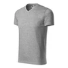 Malfini Heavy V-neck Marškinėliai M MLI-11112 tamsiai pilkas melanžas