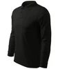 Malfini Single J. LS M MLI-21101 juodi polo marškinėliai