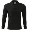 Malfini Single J. LS M MLI-21101 juodi polo marškinėliai