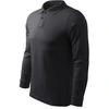 Malfini Single J. LS M MLI-21194 ebony pilka polo marškinėliai