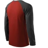 Malfini Street LS M T-shirt MLI-13023 Marlboro Raudona