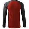 Malfini Street LS M T-shirt MLI-13023 Marlboro Raudona