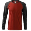 Malfini Street LS M T-shirt MLI-13023 Marlboro Raudona