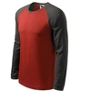 Malfini Street LS M T-shirt MLI-13023 Marlboro Raudona