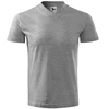 Malfini V-formos Marškinėliai M MLI-10212 tamsiai pilka "melanž"