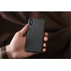 MAN &amp; AMP;WOOD MAN&amp;WOOD medinis telefono dėklas iPhone X/XS, juodas