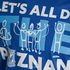 Marškinėliai „How To Do The Poznań“, mėlyni, L